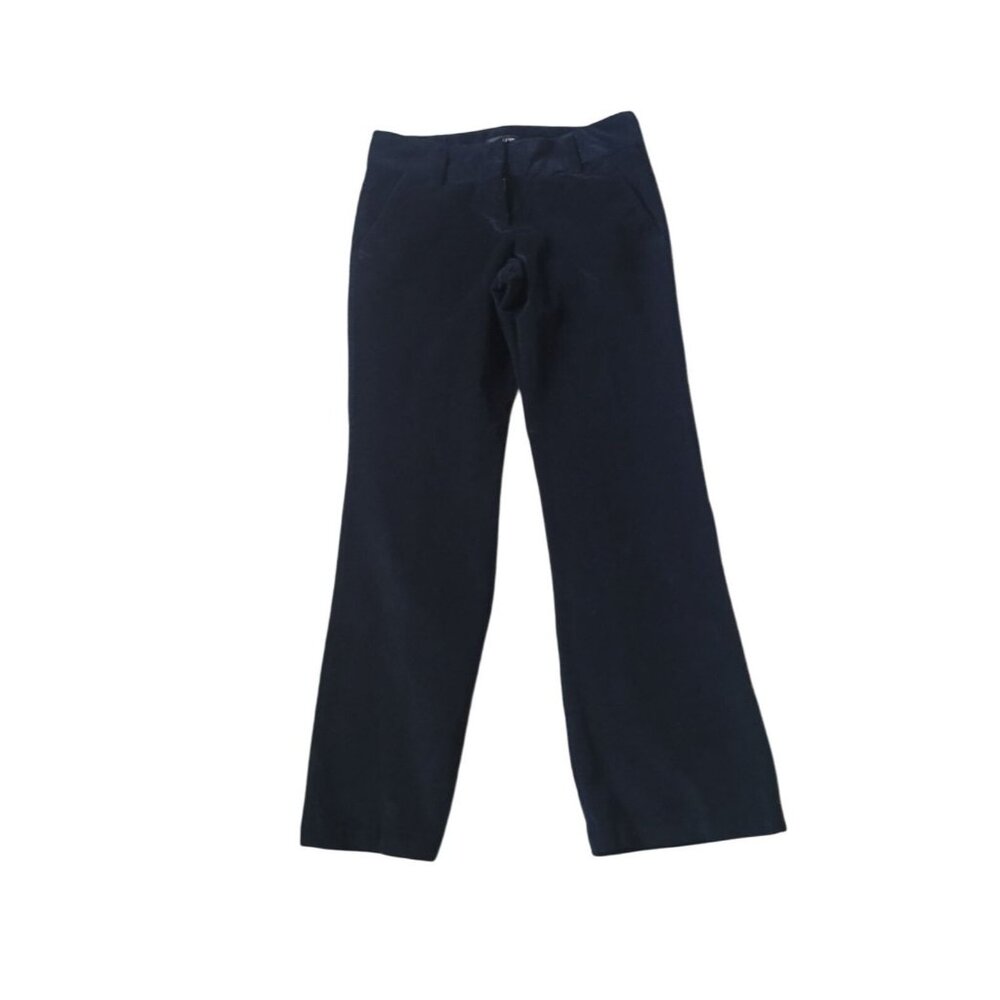 Talie Womens Corduroy Black Wide Leg High Waisted Pants Size 10 Cotton Spandex‎